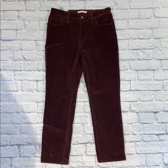 724 HIGH RISE SLIM STRAIGHT WOMEN'S CORDS - Picture 1 of 6